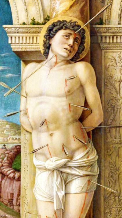v-ersacrum:The Martyrdom of Saint Sebastian - XVth to XXth centuryPiero della Francesca, Andrea Mant