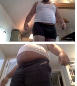 johnnyfatboy:  Same shirt before and after