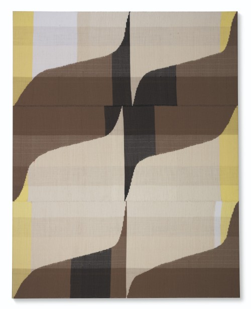 Brent Wadden | The East Villagehand-woven fibres, wool, cotton and acrylic on canvas106 7/8 x 84in. 