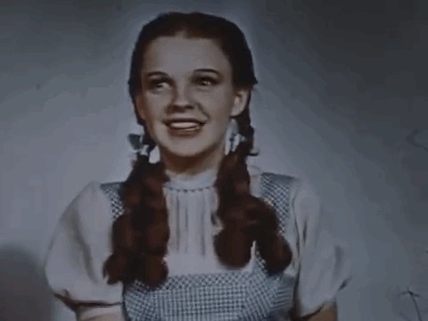Judy Garland On The Set Of The Wizard Of Oz (1939)