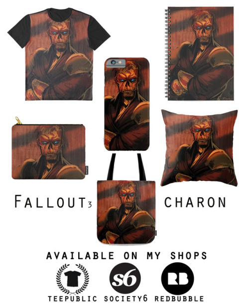 esuerc:Someone requested Charon on my shops, so here he is! Teepublic | Society6 | RedBubble&nb