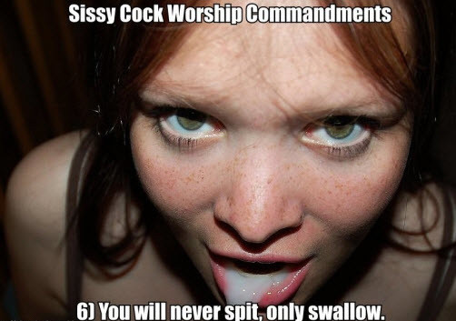 bibobbi69:  sissicaps:  All Ten Commandments for your Naughty Sissies  I love 4 