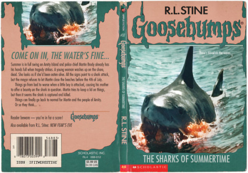 unexplained-events:  Classic Horror Films Meet R.L. StineTaken from the Tumblr ifitwerestine. They take classic/modern day horror movies and shows and give them the R.L. Stine treatment. A wonderful blog to go check out. These are some of our favorite
