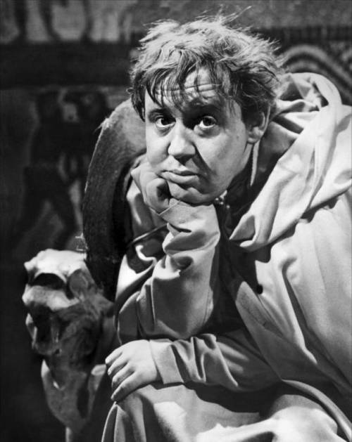 Publicity photo of Charles Laughton in an unfinished film production, I, Claudius (1937).