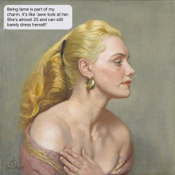 ifpaintingscouldtext:  Joan Rhodes | Dame