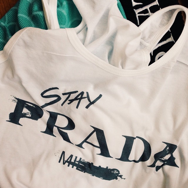 I picked up some of the new CW x DB products today! Our “Stay Rad” shirt is on sale now…can you spot some of our autumn beanies hidden in the background? 🙊✨ @cakeworthy #disneybound #fashion #prada #rad #mermaid #disney #pirate #grunge