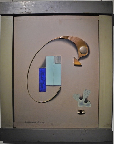 artist-kakabadze: Constructive-decorative composition, 1924, David KakabadzeMedium: glass,wood,metal