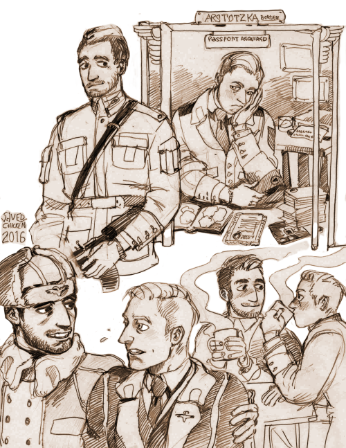 savedchicken:I was commissioned to draw someone’s fancharacters based on the game Papers,