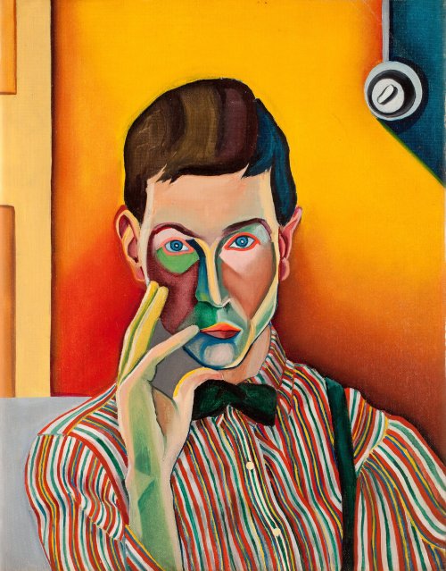 werk1975:Bo von Zweigbergk (1897-1940), self portrait, 1921
