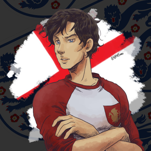 before the semi final match ends, matching icons (ﾉ^ヮ^)ﾉ*:・ﾟ✧ futbol fan Arthur and not so impresed 