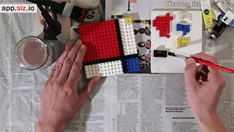 asylum-art:‘Paint’, a LEGO stop-motion short film by CheesyBrickstwitterFilmmaker