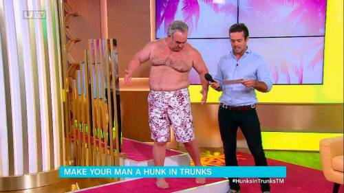 bigmenoftvandfilm: Ruben, a 58 year old taxi driver from London on ‘This Morning.’