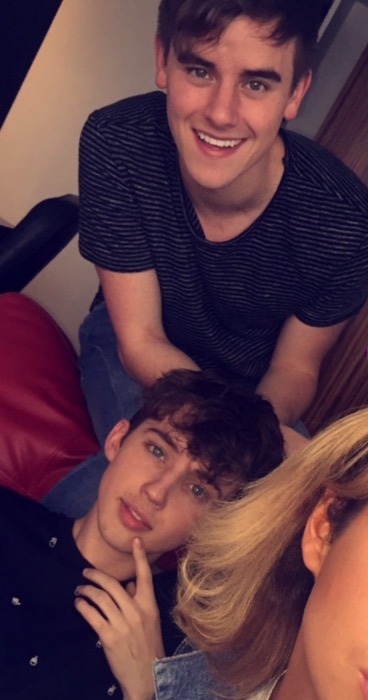 httptronnie:  tronnorfravan:  talkingtronnor:  imagine connor playing with his hair  what did i ever do to you to deserve this personal attack  no no no don’t stop thereimagine connor casually running his fingers through troye’s hair as group of them