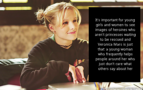 veronicamarsconfessions:“It’s important for young girls and women to see images of heroines who aren
