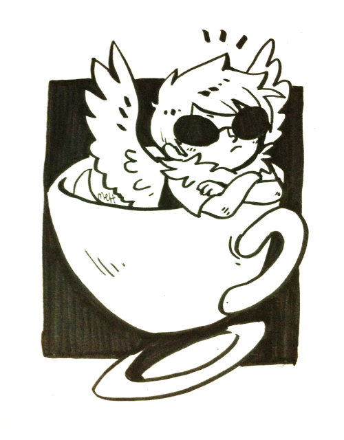 meltesh28:  inktober day 10: this lil’ bird