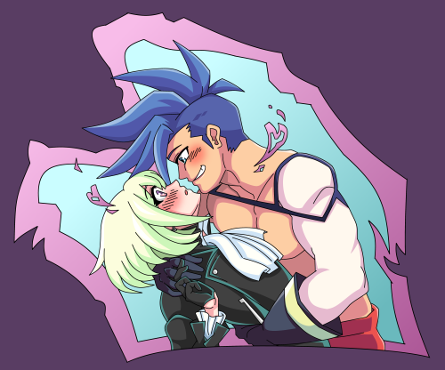 Lio x Galo from Promare (finally drew these two boys. better late than never, right?)