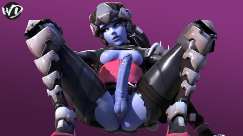 wunderdash-nsfw: Noire Widow! Redux! So, I did an alternate render of this shot from yesterday! Just