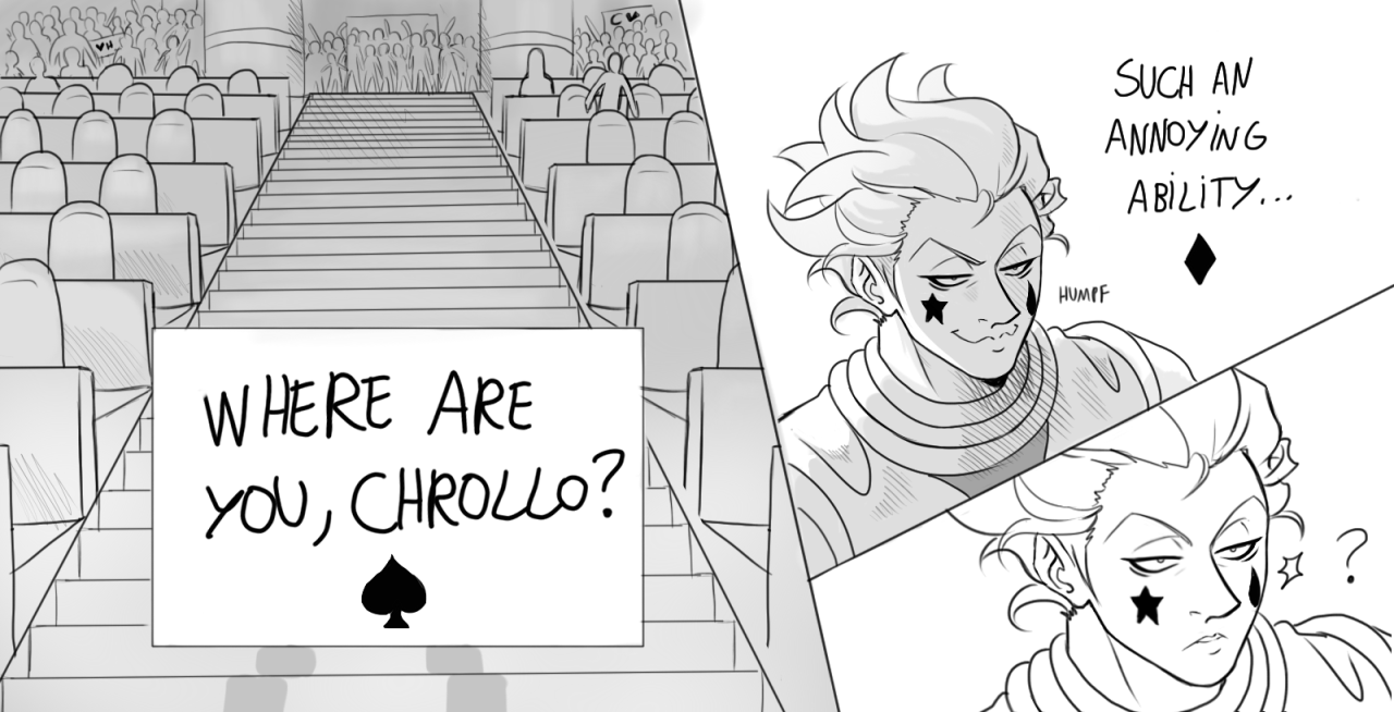 rabiscosetal:  - Why must you hurt me like this, Illumi?…♠ 