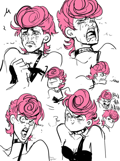 herzspalter:  I was just gonna draw one of Mista!Trish’s amazing facial expressions in her own body, but then got distracted because I love her and wanted to do more!