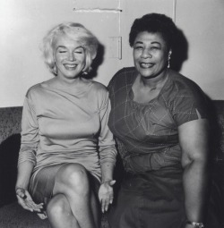 Sunsetgun:  Marilyn Monroe And Ella Fitzgerald. 