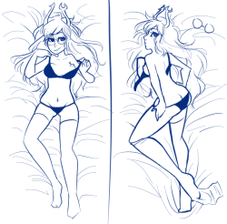 chiicharron:   i was going crazy and doodling a bunch of dakimakura and i remembered this request was in my inbox sooo here you go uou hope its not too lame u-u 