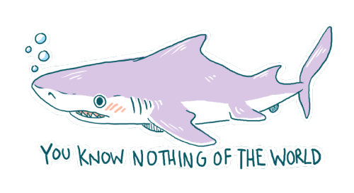 areyoutryingtodeduceme: I spent all night drawing sharks I guess. Also I put them on RedbubbleNerd!S