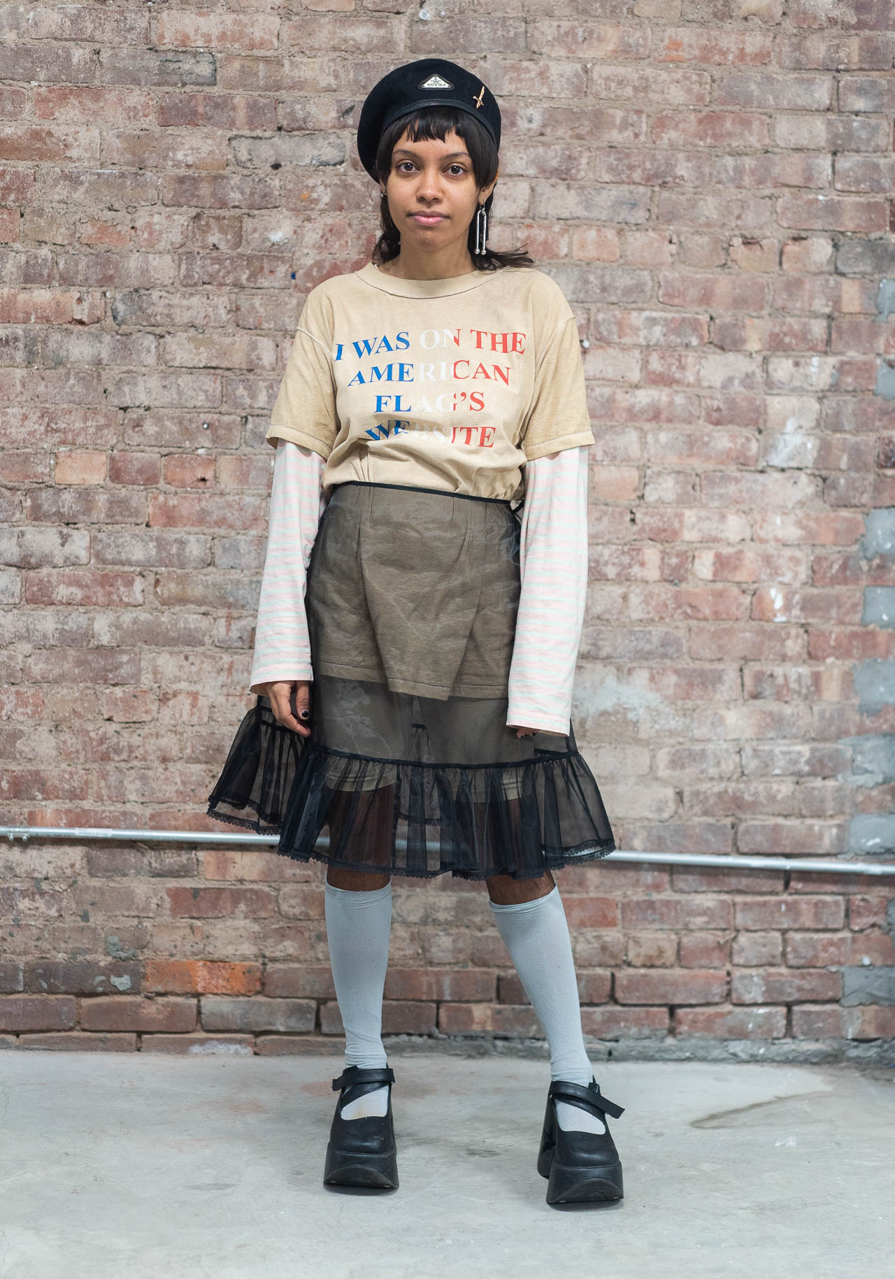 NYC Looks — Vanessa, 28 “I’m wearing an Eckhaus Latta graphic...