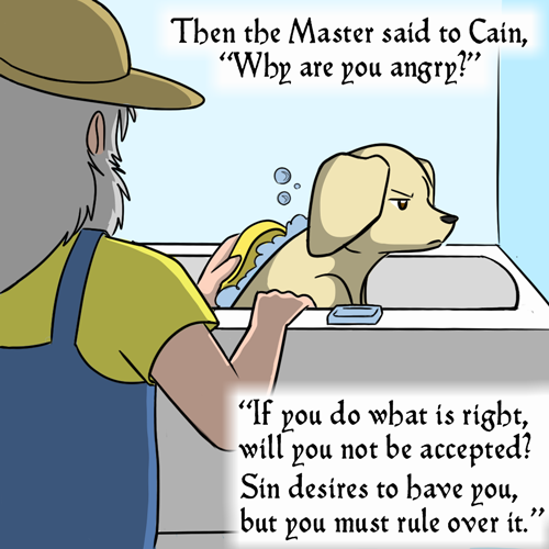 katswenski:  He isn’t his brother’s watch dog. (I stole this joke from a reader.)My website – see me on Webtoons! 