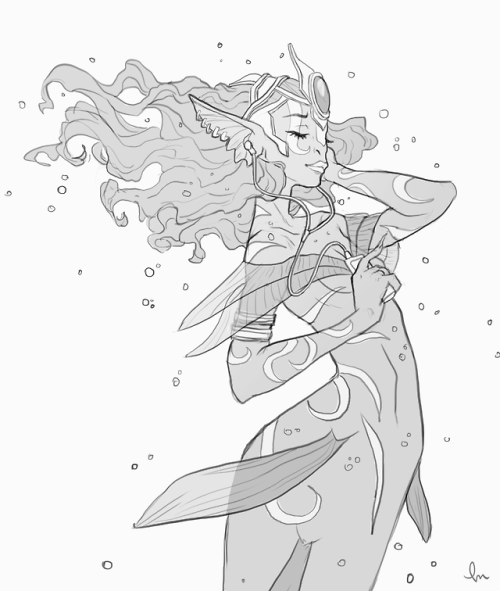 carolinegariba: Catching up! Mermay - DAY 5 and DAY 6