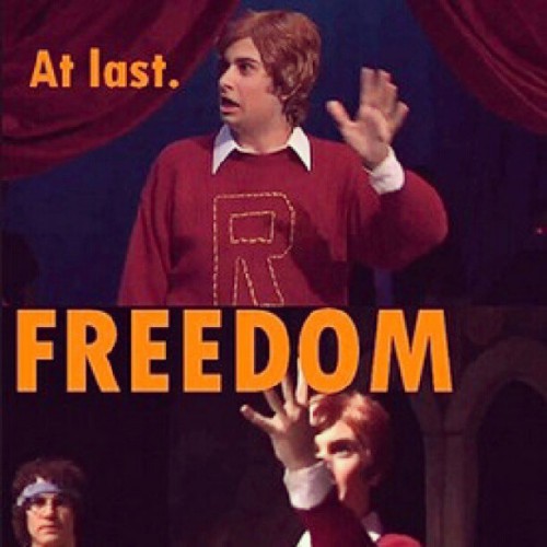 Me right now. #atlast #nomorefinals #upperclassman #lastdayofschool #freedom #joeyrichter #avps