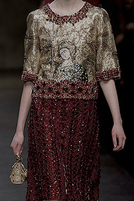 oldfashionedvillain:  Dolce &amp; Gabbana Fall 2013 