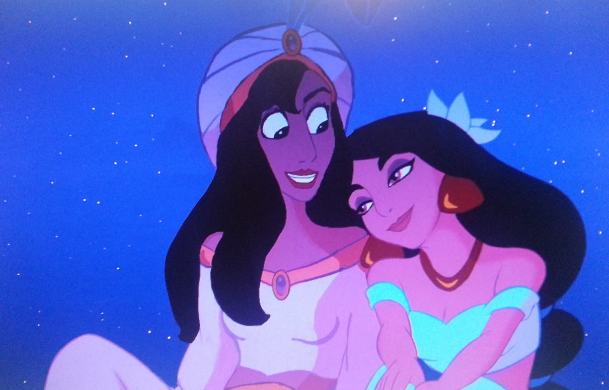 Jasmine lesbian. Аладдин гендербенд. Aladdin Genderbend чудо женщина. Садира алладин. Гендер Бендер алладин.