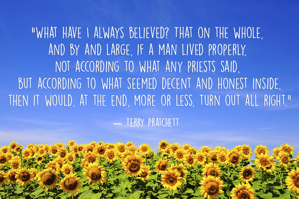 BuzzFeed BFF • 23 Of The Most Beautiful Terry Pratchett Quotes To...