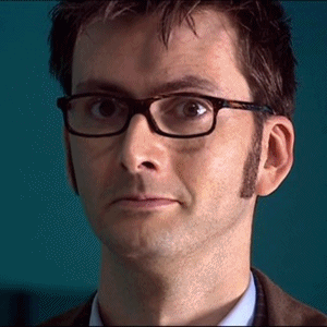 whatisyourlefteyebrowdoingdavid:Tenth Doctor + smirking