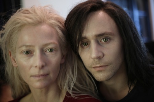 catgoboom:  nessuno:  torrilla:  Tom Hiddleston and Tilda Swinton as Adam and Eve