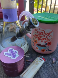 XXX chillin-in-limbo:Tea and Weed 🌿💨☕ photo
