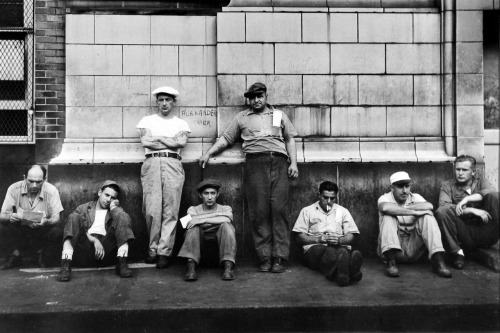 Waterfront Truckers, New York City, Photo by Morris Engel, 1948