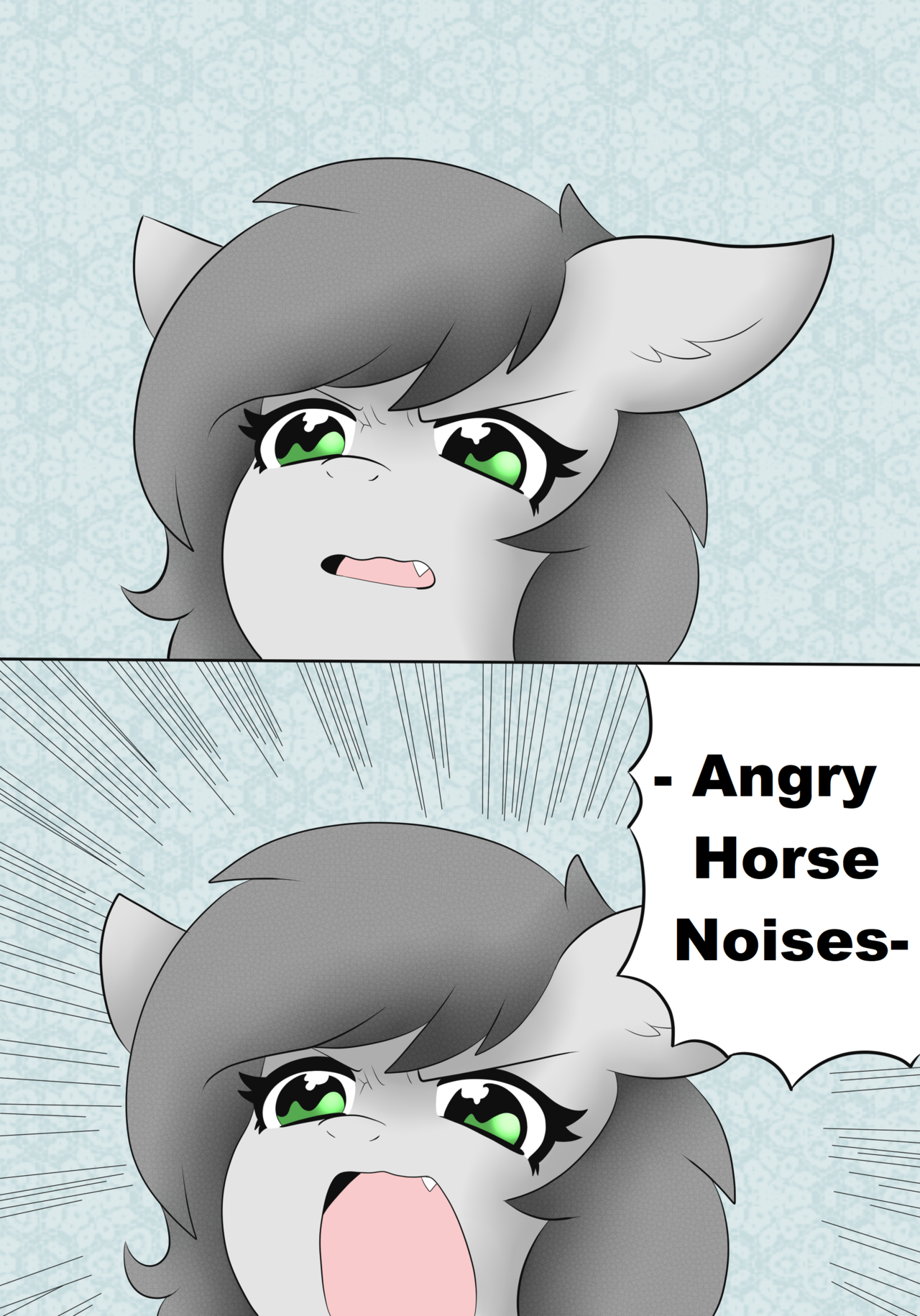 askbreejetpaw: Angery Horse YCH ! This is the final time im offering this as a YCH,