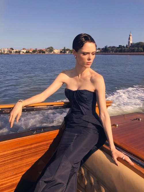 On my way to the #VeniceFilmFestival red carpet. Thank you to #JaegerLeCoultre for inviting me to th