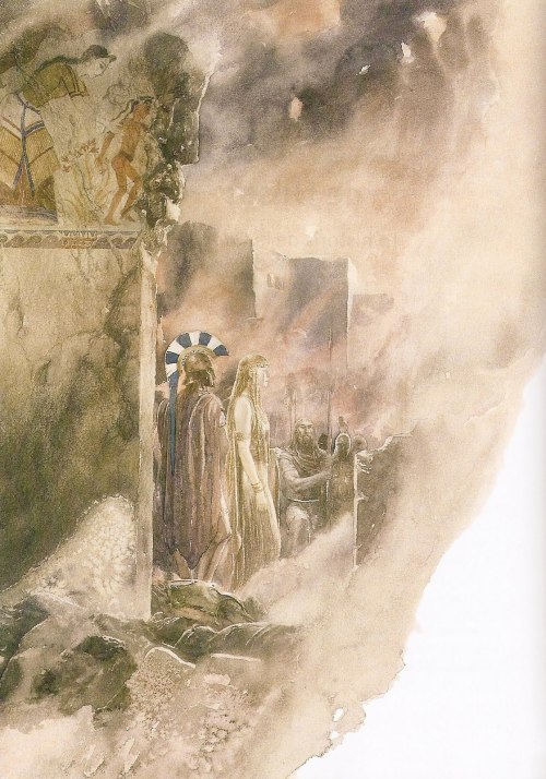 epicus: La Ilíada y la Odisea, por Alan Lee.