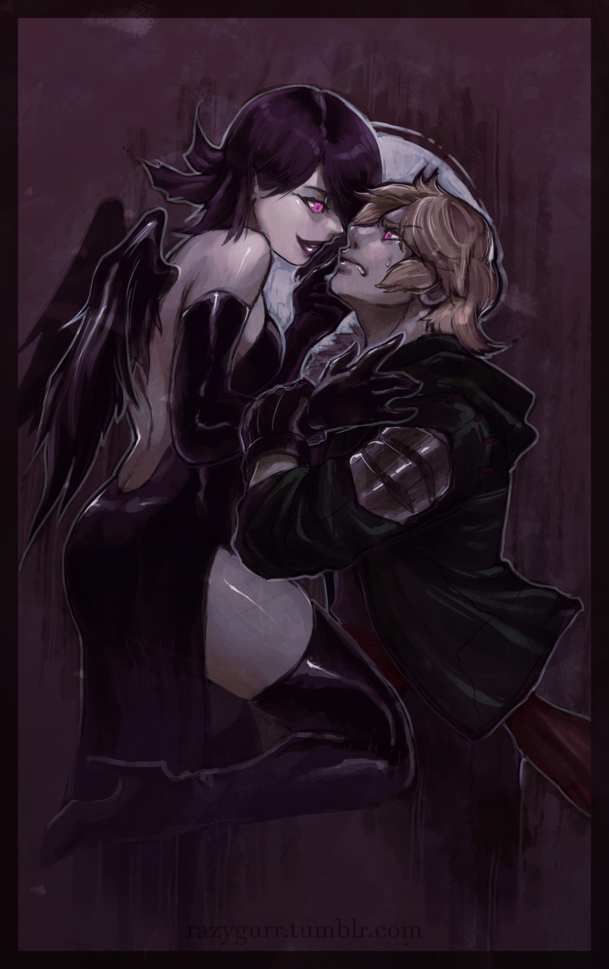 razygurr:  “You’re my plaything now.” – Here’s a painting I’ve made for