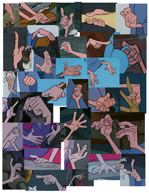 Hey guys! I put together a collection of Milt Kahl hands that I found on the net (sources are below)
