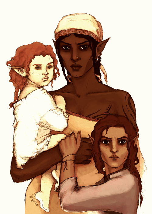 ° Adaia Tabris & her sons.h/c: All those years ago, Duncan actually visited at the Tabris house 