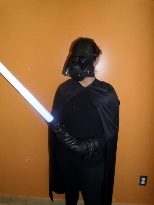 XXX unikals:  I was Darth Vader for Halloween. photo