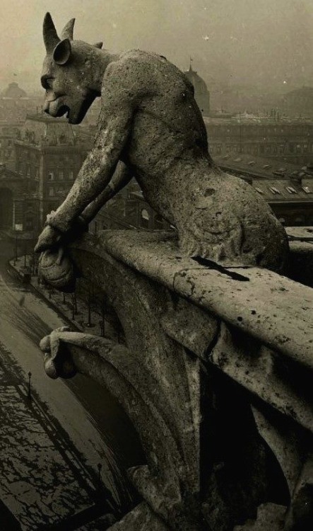 #Gargoyle #Gothic #Goth #art #architecture #cool #darkartclick-to-read-mo.re/p/94YC/52aa90ff