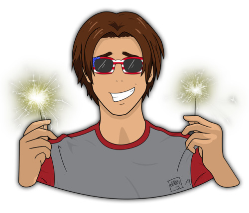 d00ki-3: Happy 4th of July! &lt;3[Please do not repost without my permission!]