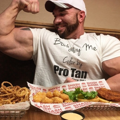 David Ziegler - I find it amusing how appropriate it is that he is eating at Smash Burger.