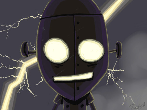 WX-78 all charged up and ready to go!