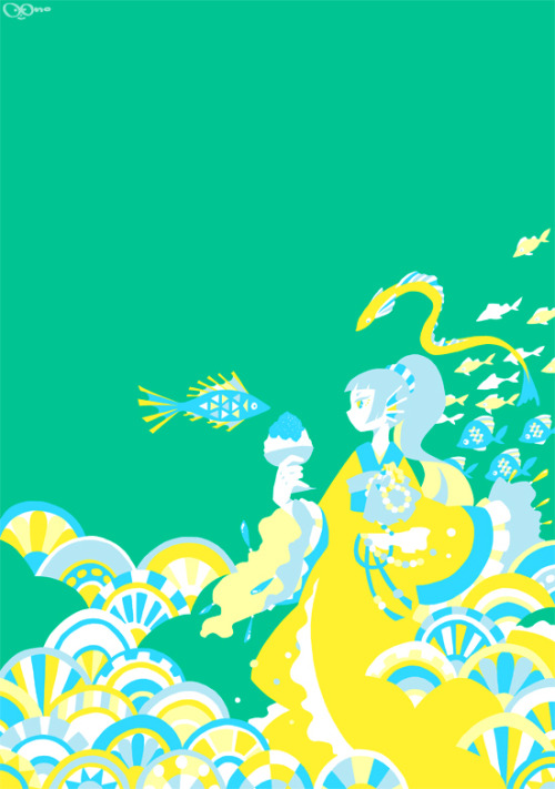 oonononn:  深海神話 合同イラスト本「bibit.」より 