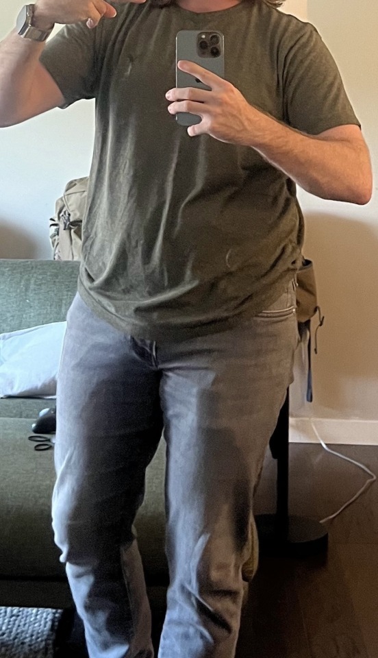 Jeans May Be Slightly Different, But Otherwise The Same Outfit From The Beginning Of August Until Theres
